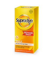 Supradyn Daily - CoQ10 - 60  / Q10 قرص مغلف لتعزيز الطاقة والنشاط اليومي مع مرافق الإنزيم
