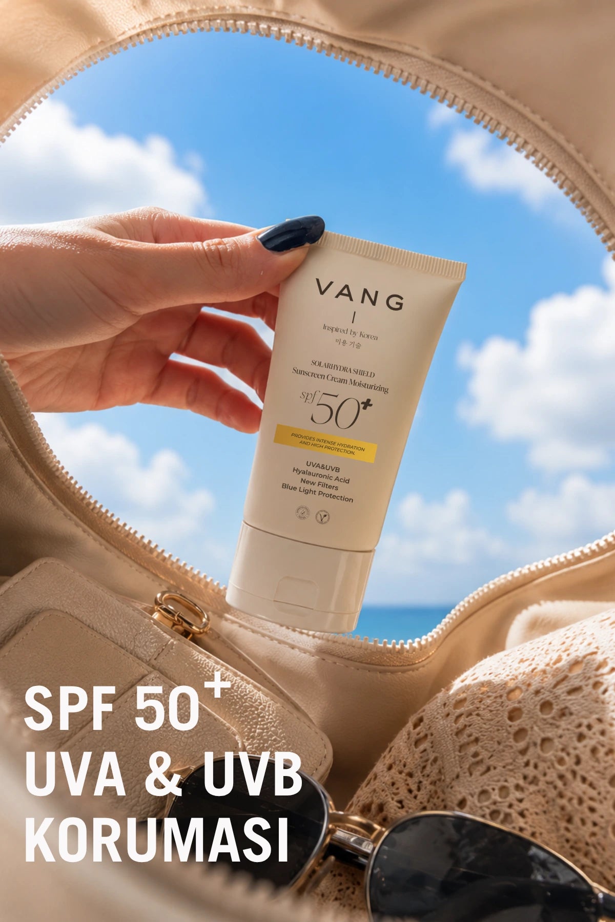 واقي الشمس المرطب SPF 50+ من فانغ - 50 مل - صورة 3