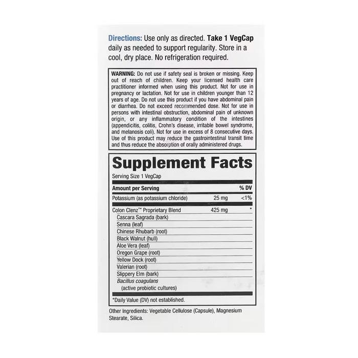 مكمل تنظيف القولون كلينز 75 كبسولة Natural Balance