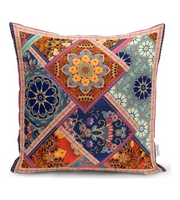 Modern cushion cover with ethnic motifs - digital print