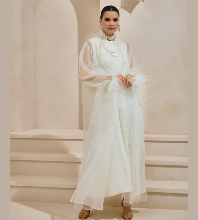 Valeria organza abaya