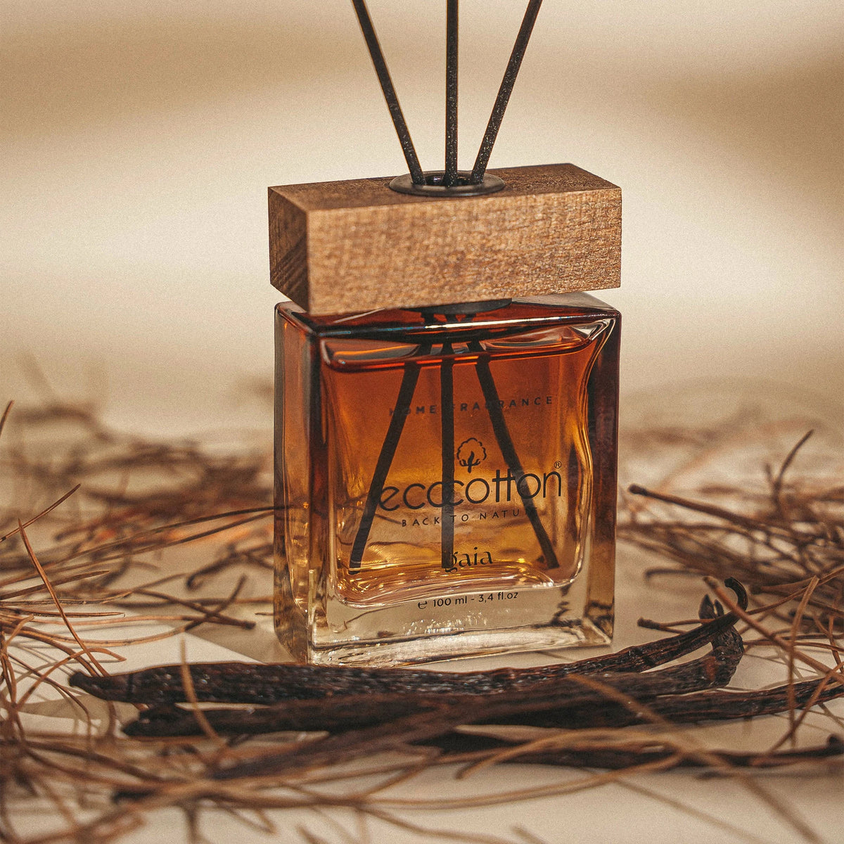 معطر أعواد Ecocotton للمنزل - هستيا وجايا وبيور بلوم - جايا - 100 مل - صورة 2