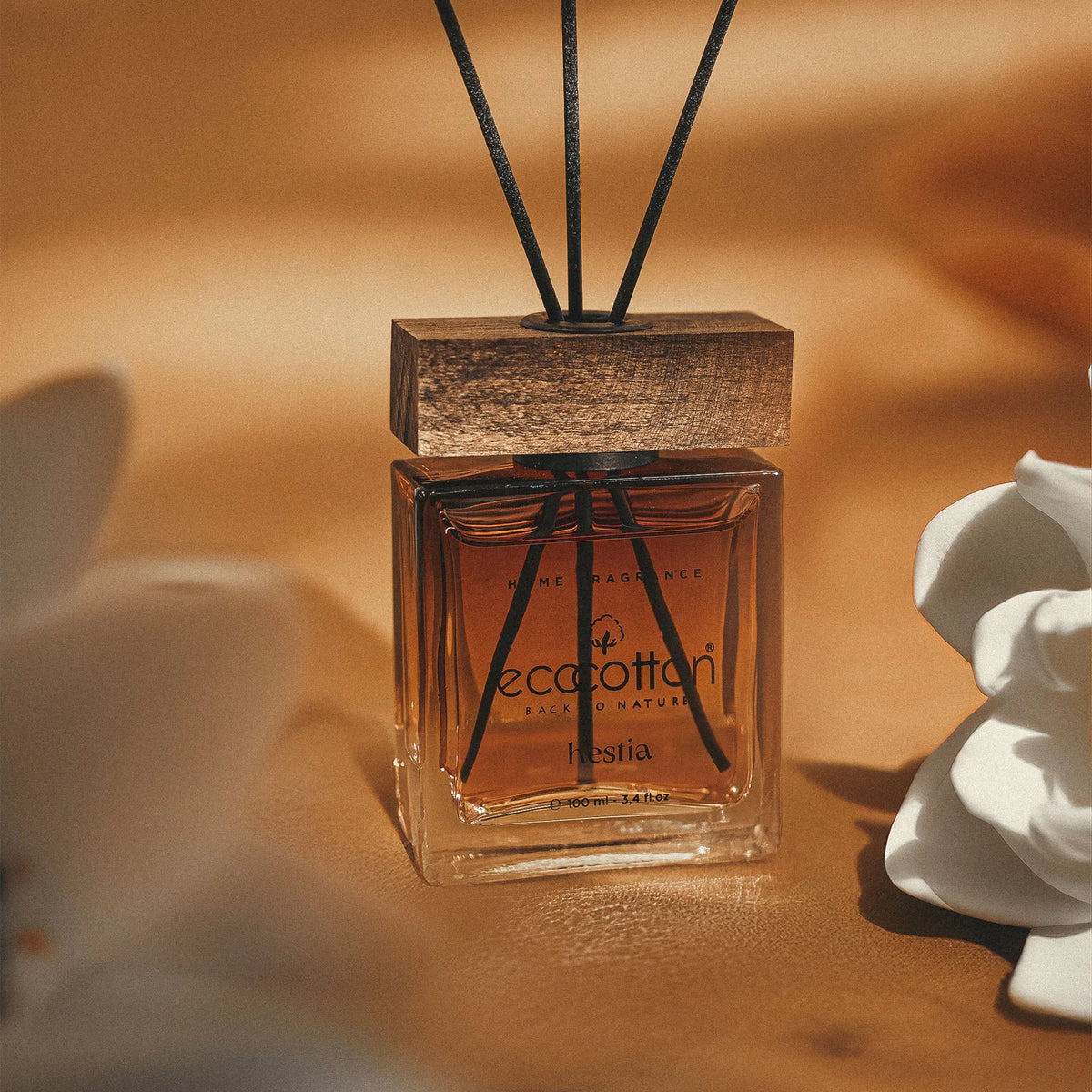 معطر أعواد Ecocotton للمنزل - هستيا وجايا وبيور بلوم - هستيا - 100 مل - صورة 2