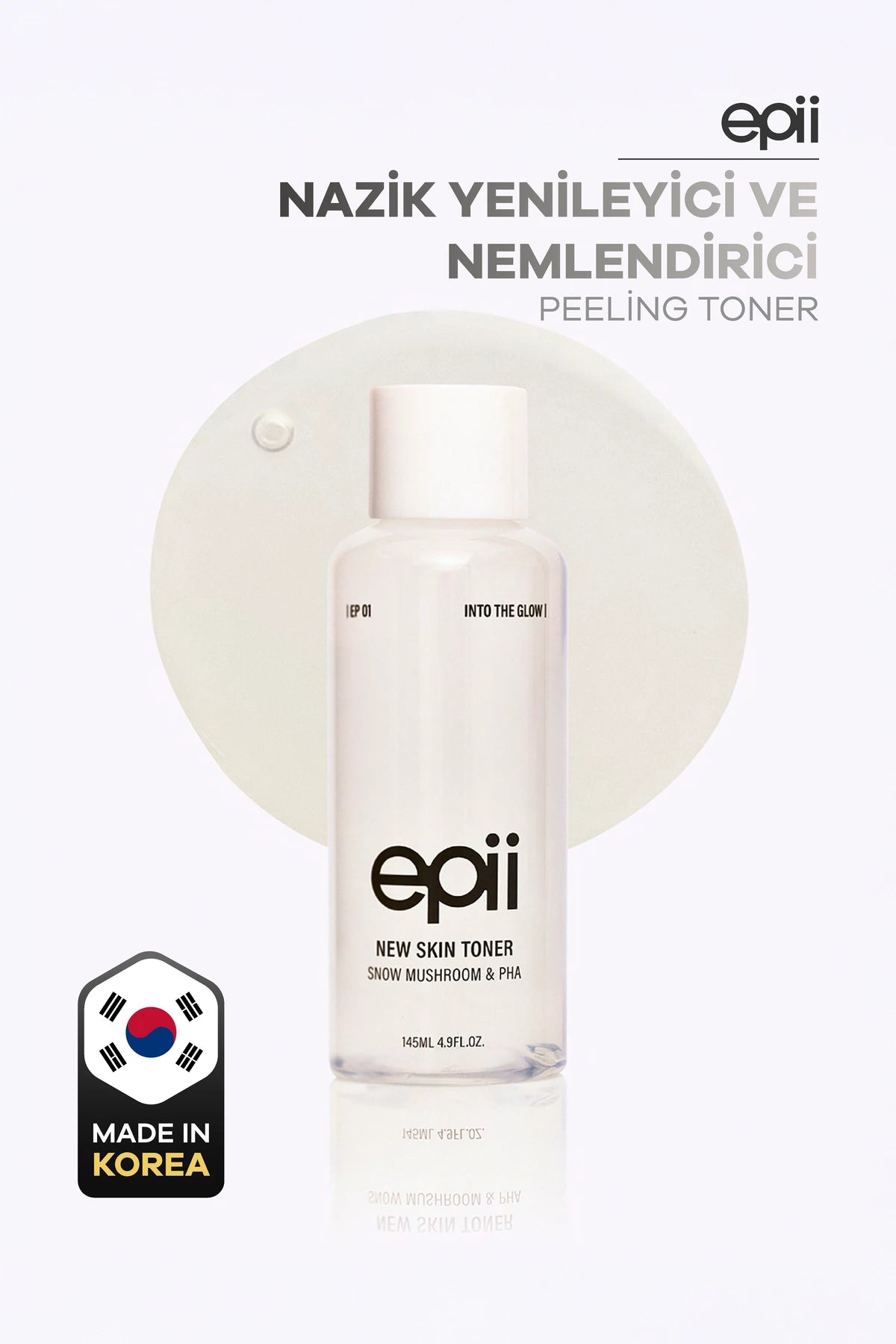تونر نيو سكين بفطر الثلج وPHA من إيبي - 145 مل - فطر الثلج وPHA - 145 مل - صورة 2
