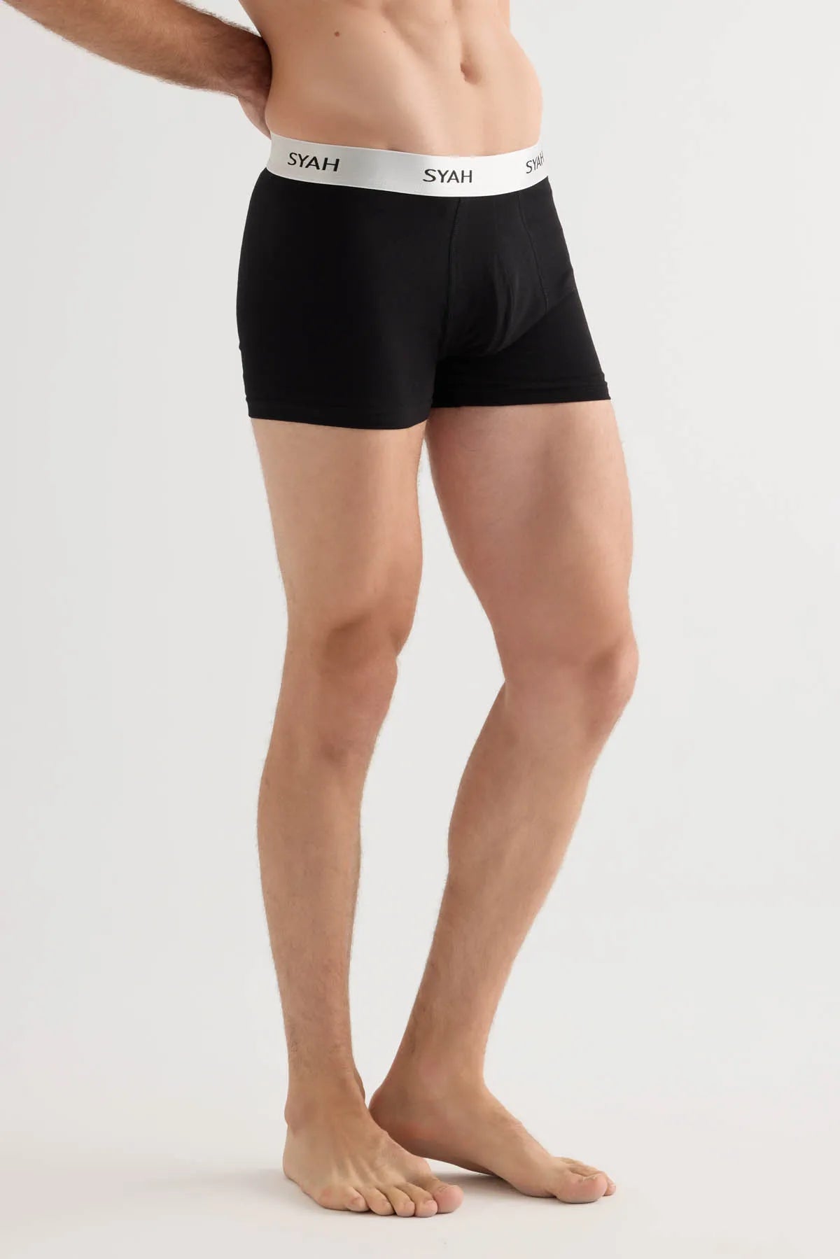 Men's Cotton Boxer - Black