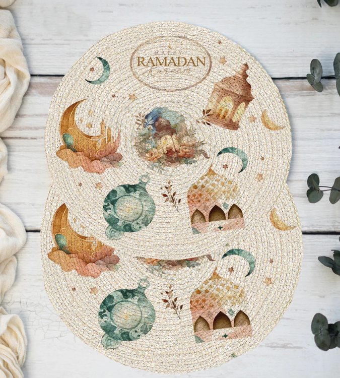 Ramadan Tablecloth - Luxurious Design with Ramadan Touches