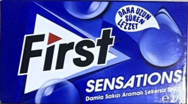 عبوة علكة First Sensations الخالية من السكر بنكهة المستكة، 12 عبوة × 27 غرام