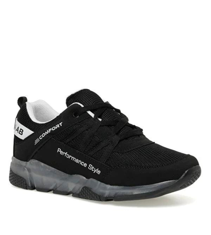 Boys' black sports shoes from Yellow Kids