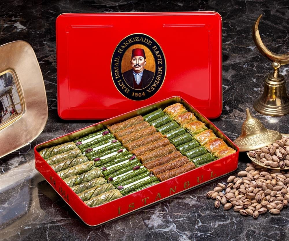 Assorted Baklava with Pistachios by Hafiz Mustafa