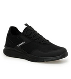 Comfortable Men's Black Sneakers - Kinetics