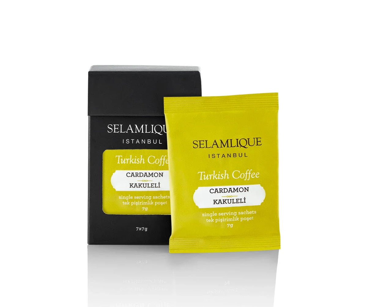 قهوة سيلامليك التركية - هيل - أظرف فردية - 7 أظرف