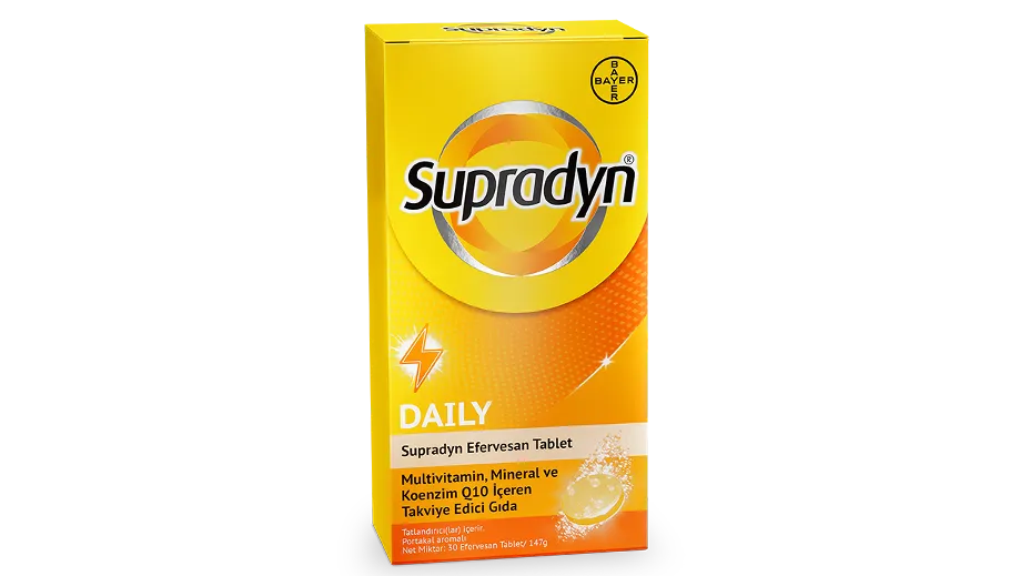 Superdin 30 Effervescent Tablets - To boost daily activity and energy