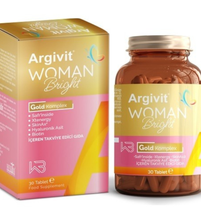 ArgiVite Bright Gold Complex Dietary Supplement for Women - 30 Tablets