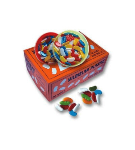 Multicolored plastic counting game