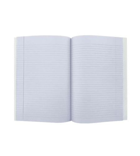 Lined school notebook - size 80 A4 sheets