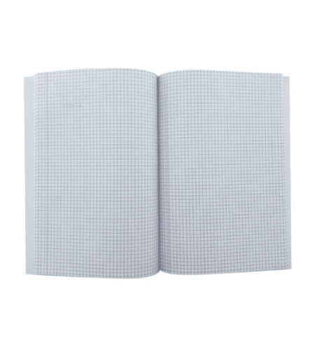 A4 checkered paperback school notebook 80 sheets