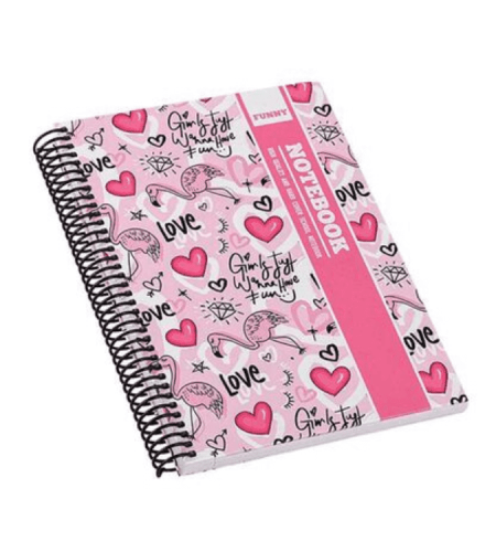 Hardcover notebook - 17 x 24 cm - 120 square sheets