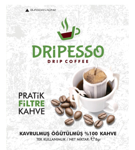 Dripiso filter coffee 50 packets