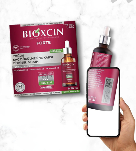 Bioxcin Forte Shampoo Set 300 ml and Serum 3 x 50 ml