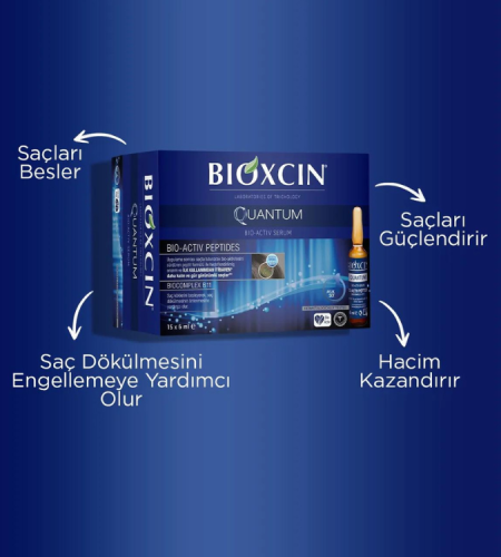 Bioxsine Quantum Serum for hair care and hair loss prevention 15x 6ml
