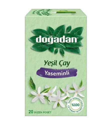 Green Tea with Jasmine from Doğadan - 20 Sachets