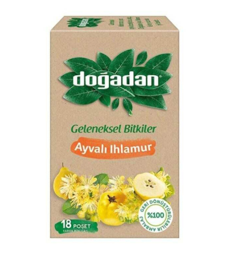 Herbal tea quince and lime from Doğdan, 18 sachets
