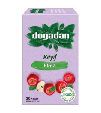 Apple Herbal Tea from Doğadan, 20 Sachets