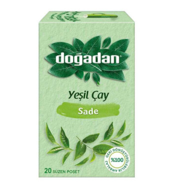 Green tea from Doğadan, 20 sachets