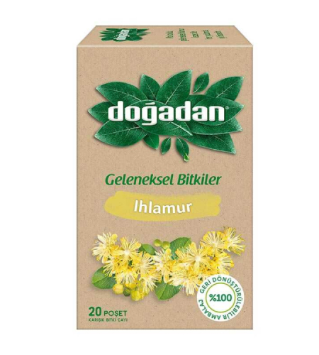 Linden herbal tea from Doğadan , 20 sachets