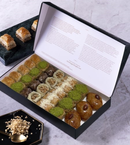 Box of Sssorted Baklava with Premium Walnuts from KaraköyGüllüoğlu - 1kg