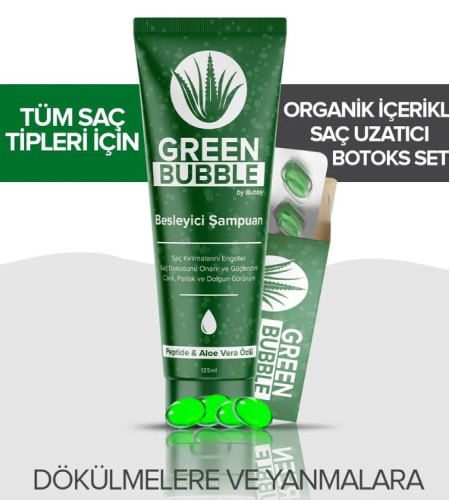 Green Bubble Keratin Capsules Set