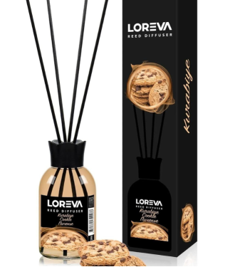 LOREVA - Air Freshener with Cookie Scent Sticks - 110 ml