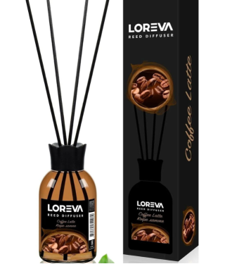 LOREVA - Air Freshener with Coffee Scent Sticks - 110 ml