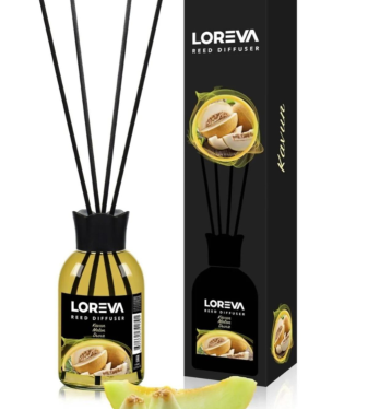 LOREVA - Air Freshener with Melon Scent Sticks - 110 ml