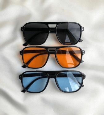 A set of 3 Trendy Sunglasses in Different Colors for Unisex - Nilu Moda 