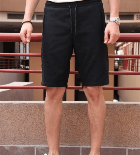 Men's Cotton and Linen shorts with Pockets from Inpool