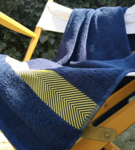 sporty beach towel for the pool that is thick and soft