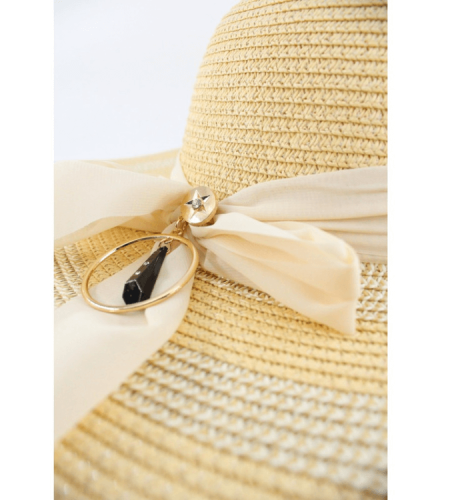 Straw hat for the beach