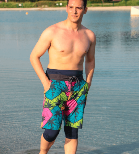 Colored swimwear for men