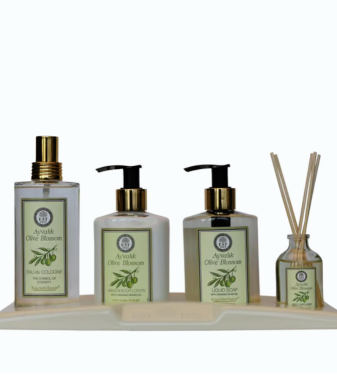 Ayvalik Olive Flower Personal Care Set of 4 Pieces