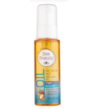 Argan Hair Care Oil 75 ml - helps repair damaged hair - Bee Beauty