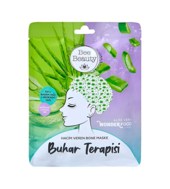 Aloe vera steam mask to thicken hair from Bee Beauty