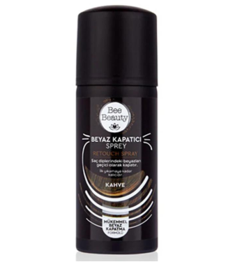 Bee Beauty Covering Spray for White Hair with Brown Color - 75ml