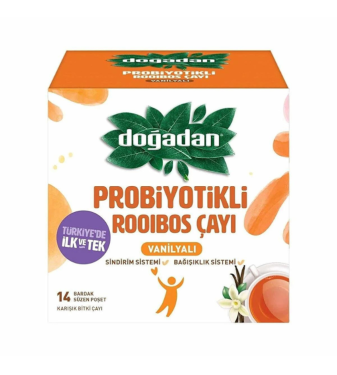 Rooibos Tea Vanilla & Probiotics 14 Sachets - Dogadan