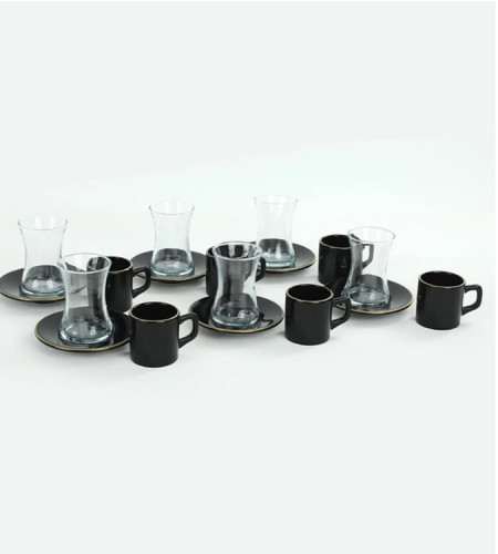 18-piece tea and coffee set for 6 people