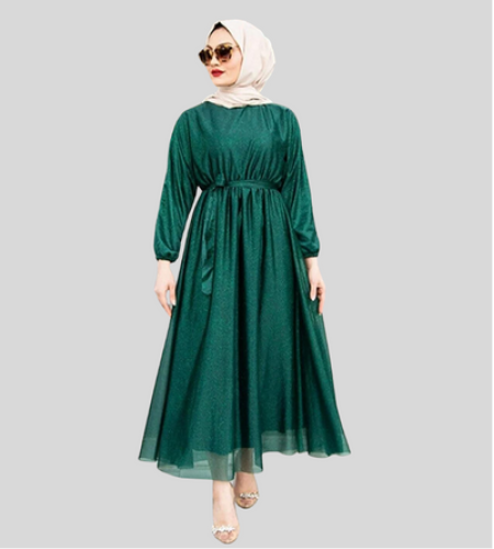 Evening dress for veiled women