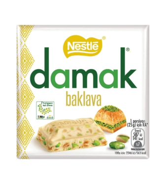 Nestle Damak with pistachio and baklava 6 pieces 60 gr