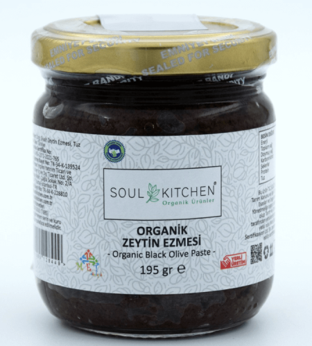 Organic Black Olive Paste 195g