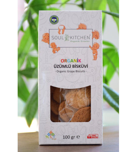 Organic Raisin Baby Biscuits 100g