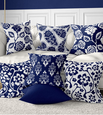 7-Piece Polyester cushion Cover Set